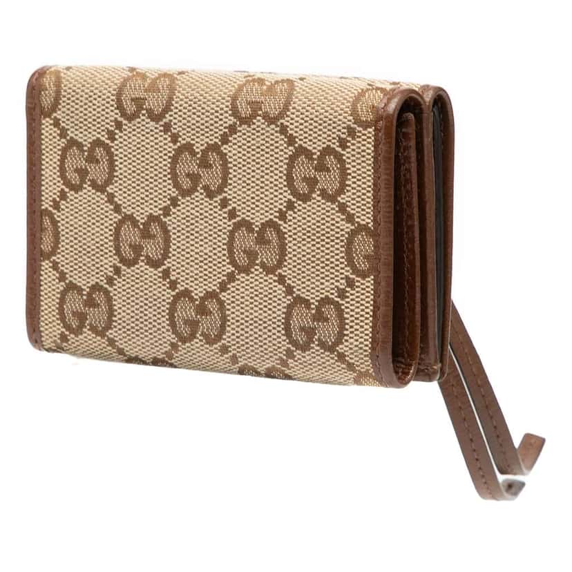 Gucci Balenciaga The Hacker Project GG Canvas Neo Classic Wallet Brown Canvas Very good condition - Back View