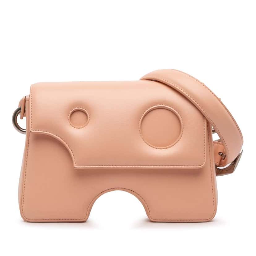 Off-white Leather Burrow 22 Crossbody Brown Leather Good condition - Front View