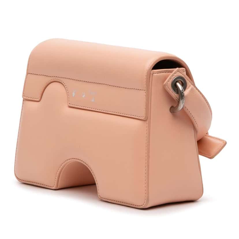 Off-white Leather Burrow 22 Crossbody Brown Leather Good condition - Back View