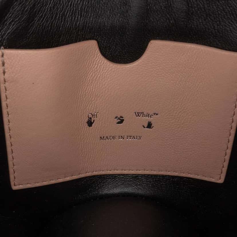 Off-white Leather Burrow 22 Crossbody Brown Leather Good condition - Box View