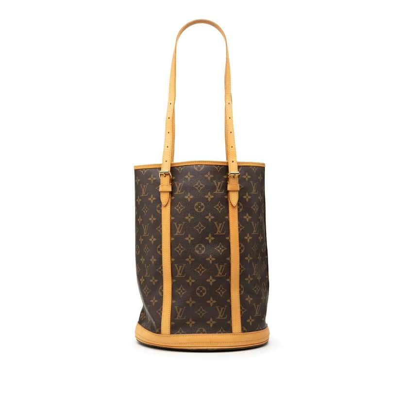 Louis Vuitton Monogram Bucket GM Brown Good condition - Front View
