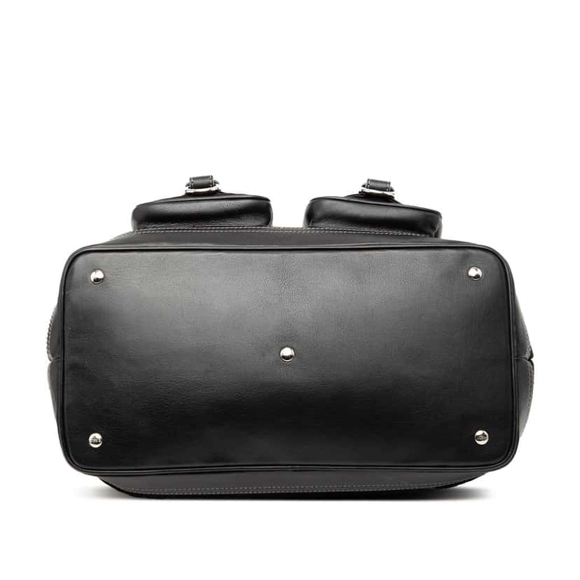 Loewe Calfskin and Suede Anagram Pocket Tote Black Leather Good condition - Inside View