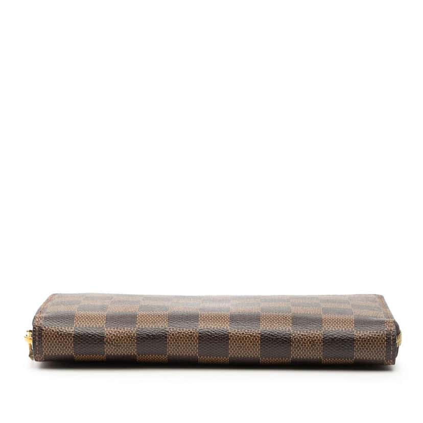 Louis Vuitton Damier Ebene Zippy Long Wallet Brown Very good condition - Inside View