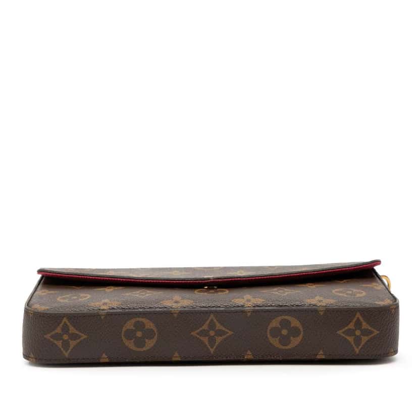 Louis Vuitton Monogram Pochette Felicie Brown Very good condition - Inside View