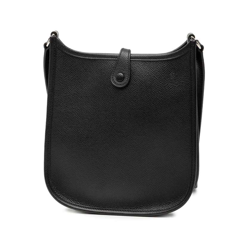 Hermès Epsom Evelyne 16 Black Leather Very good condition - Back View