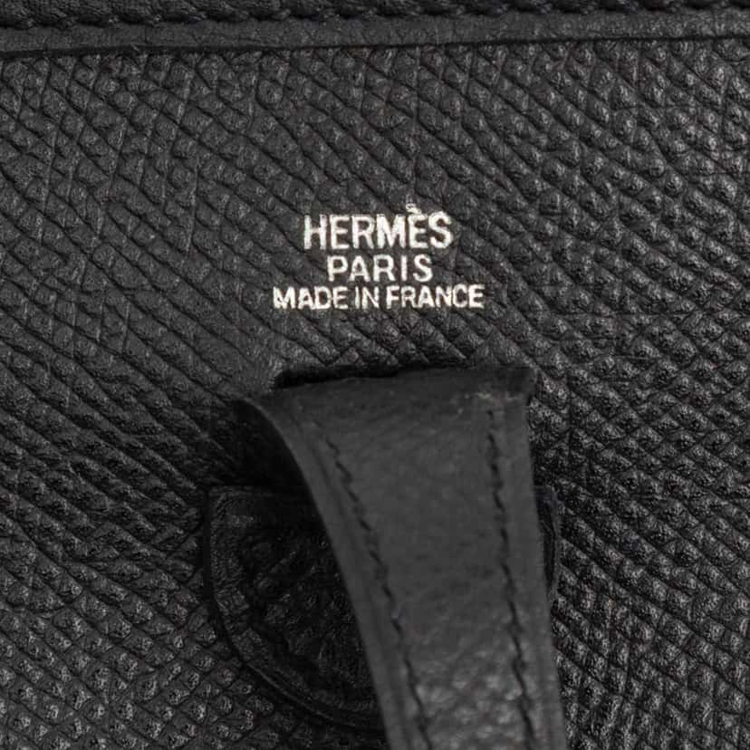 Hermès Epsom Evelyne 16 Black Leather Very good condition - Box View