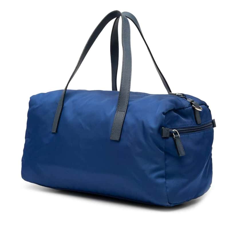 Prada Tessuto Satchel Blue Good condition - Back View
