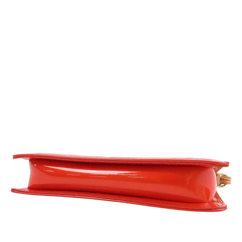 Louis Vuitton Monogram Vernis Pochette Lexington Red Leather Good condition - Inside View