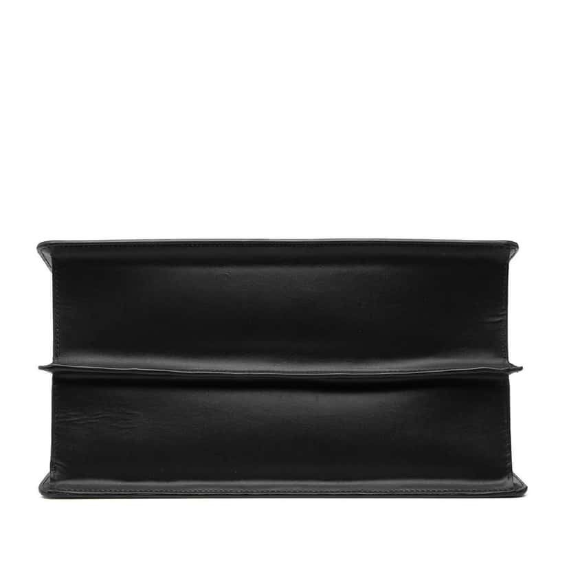 Gucci Large Leather Bamboo Dionysus Web Satchel Black Leather Good condition - Inside View