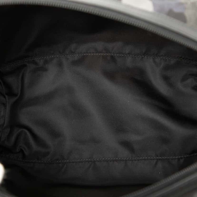Prada Tessuto Camouflage Pouch Grey Good condition - Model View