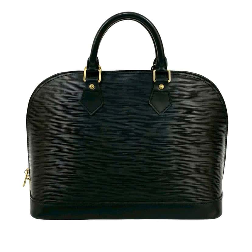 Louis Vuitton Epi Alma PM Black Leather Good condition - Back View