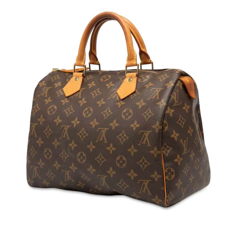 Louis Vuitton Monogram Speedy 30 Brown Good condition - Back View
