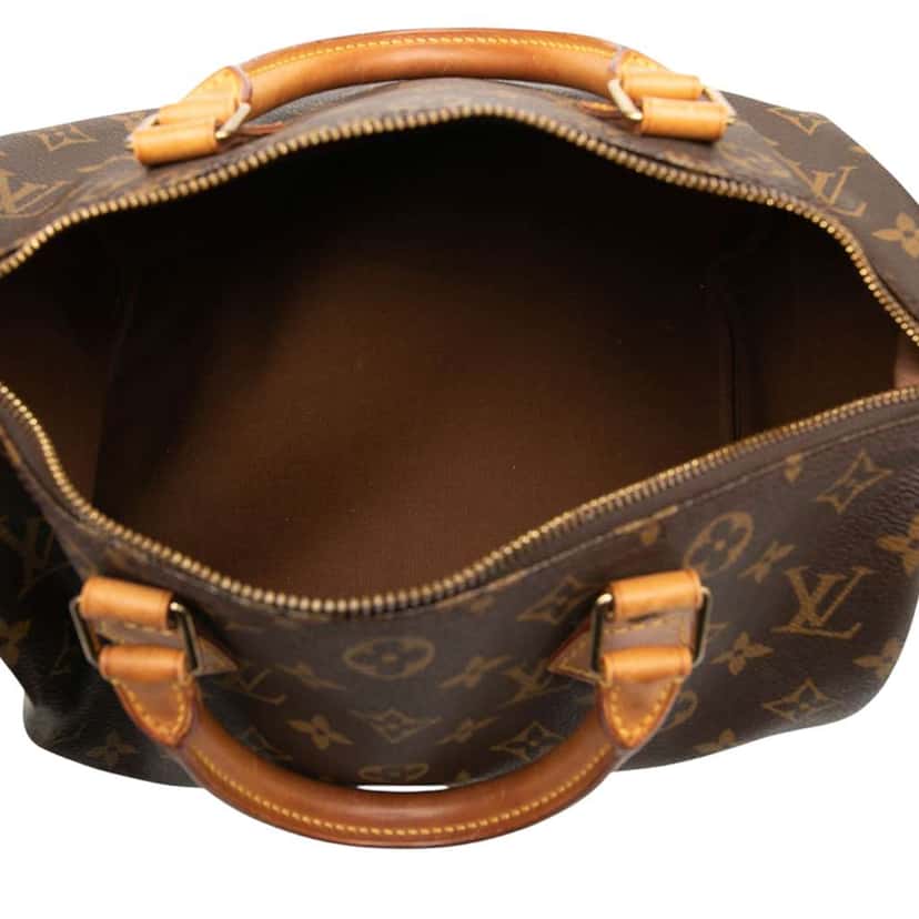 Louis Vuitton Monogram Speedy 30 Brown Good condition - Model View
