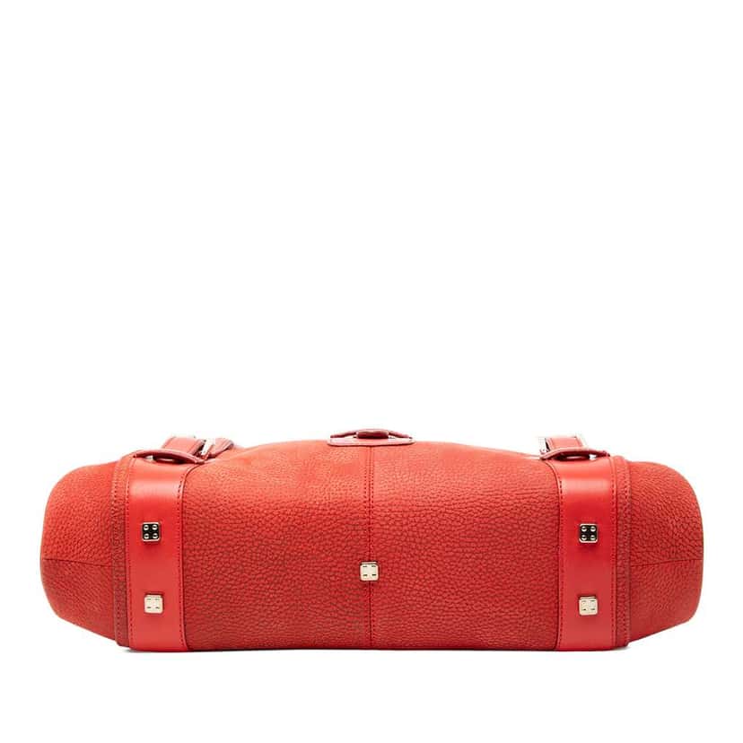 Loewe Nubuck Senda Handbag Red Leather Very good condition - Inside View