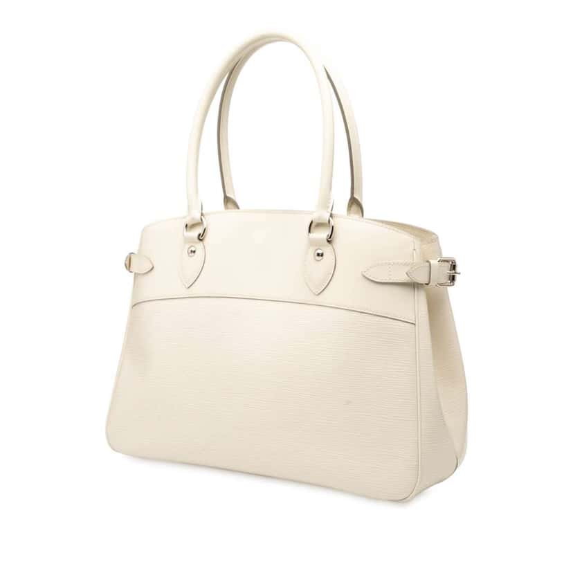 Louis Vuitton Epi Passy GM White Leather Very good condition - Back View