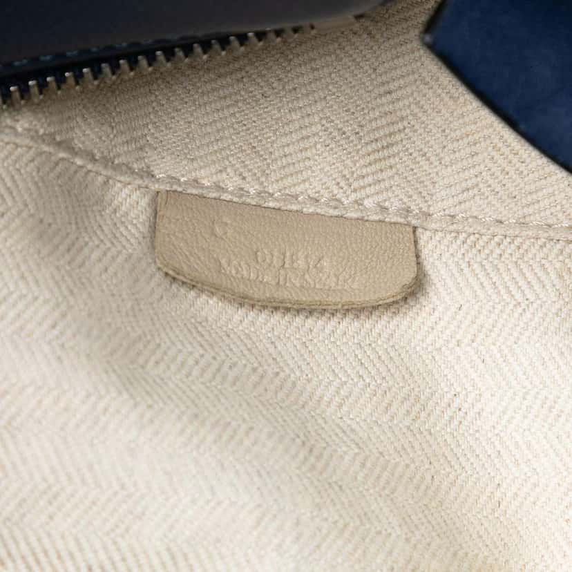 Loewe Medium Tricolor Calfskin Puzzle Satchel Blue Leather Good condition - Box View