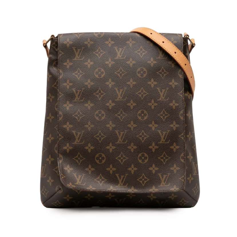 Louis Vuitton Monogram Musette Salsa GM Brown Good condition - Front View
