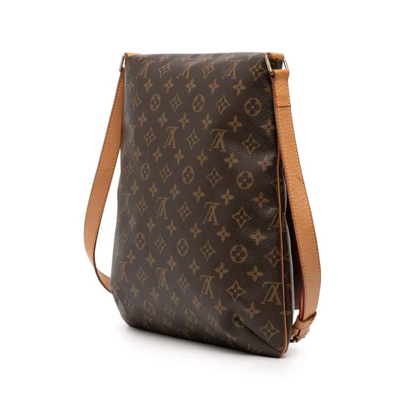 Louis Vuitton Monogram Musette Salsa GM Brown Good condition - Back View