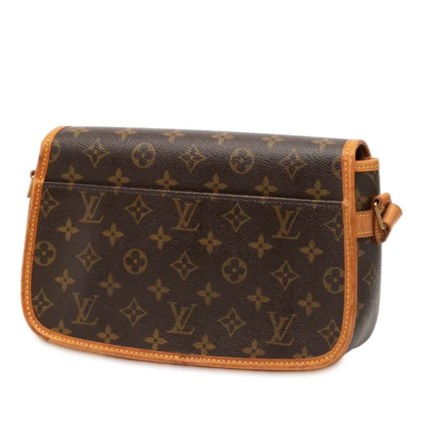 Louis Vuitton Monogram Sologne Brown Good condition - Back View