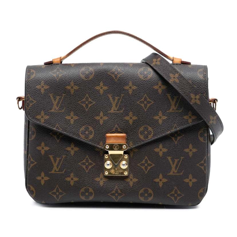 Louis Vuitton Monogram Pochette Metis Brown Very good condition - Front View