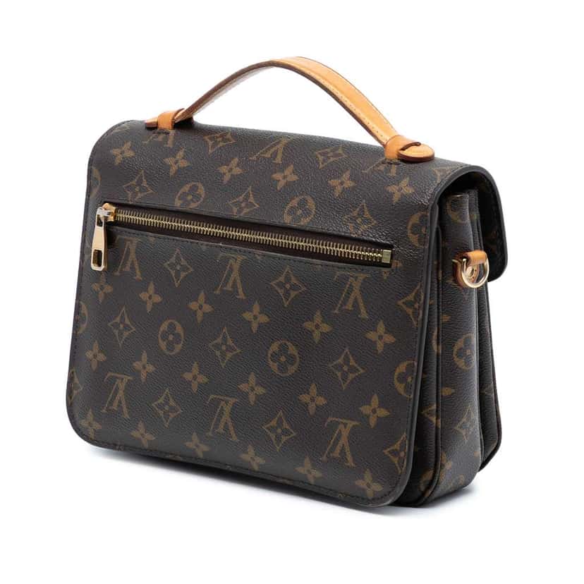 Louis Vuitton Monogram Pochette Metis Brown Very good condition - Back View
