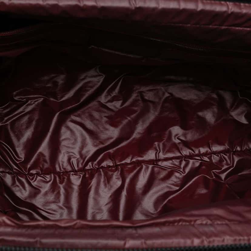 Chanel Quilted Nylon Coco Cocoon Bowler Bag Black Very good condition - Model View