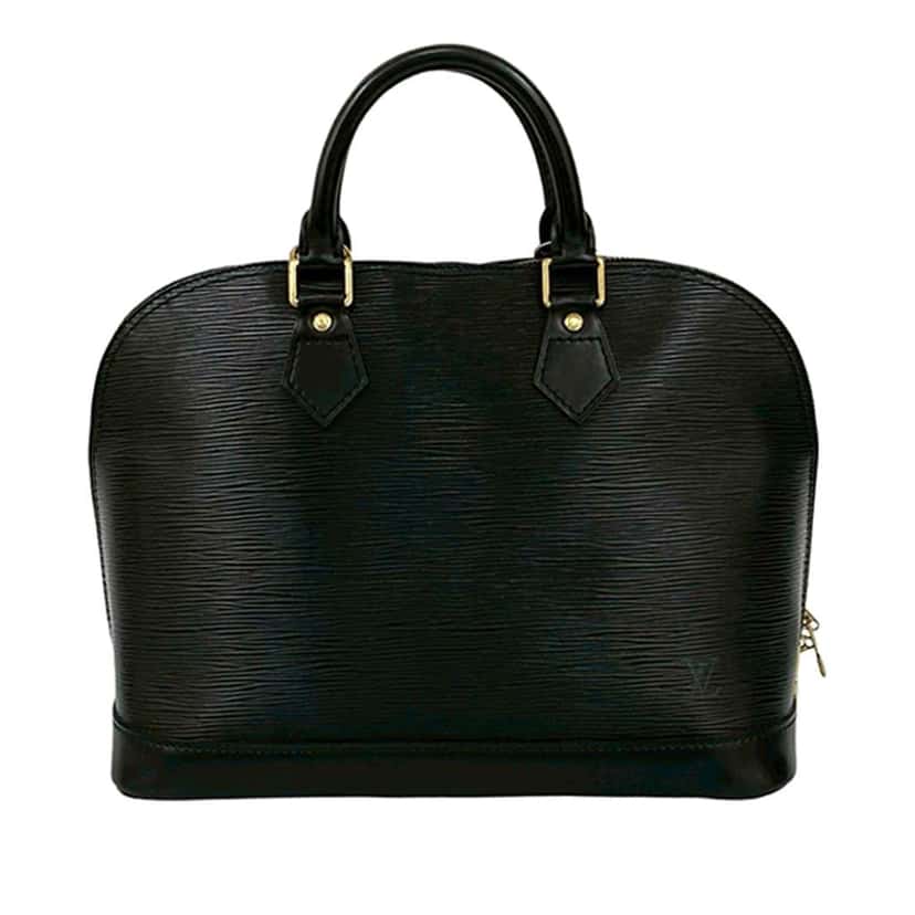 Louis Vuitton Epi Alma PM Black Leather Good condition - Front View