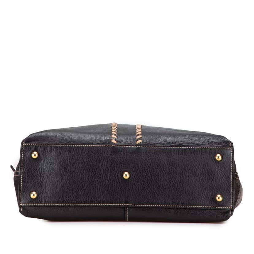 Saint Laurent Leather Reversible Neo Double Tote Black Leather Good condition - Inside View