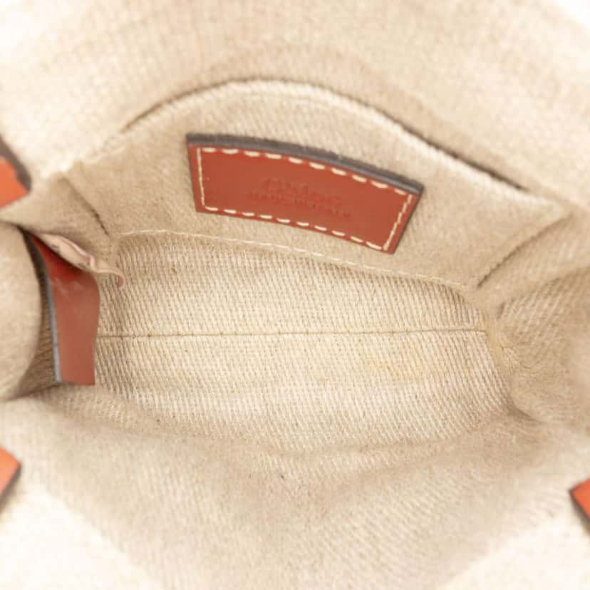 Chloé Nano Canvas Woody Satchel Brown Canvas Good condition - Model View