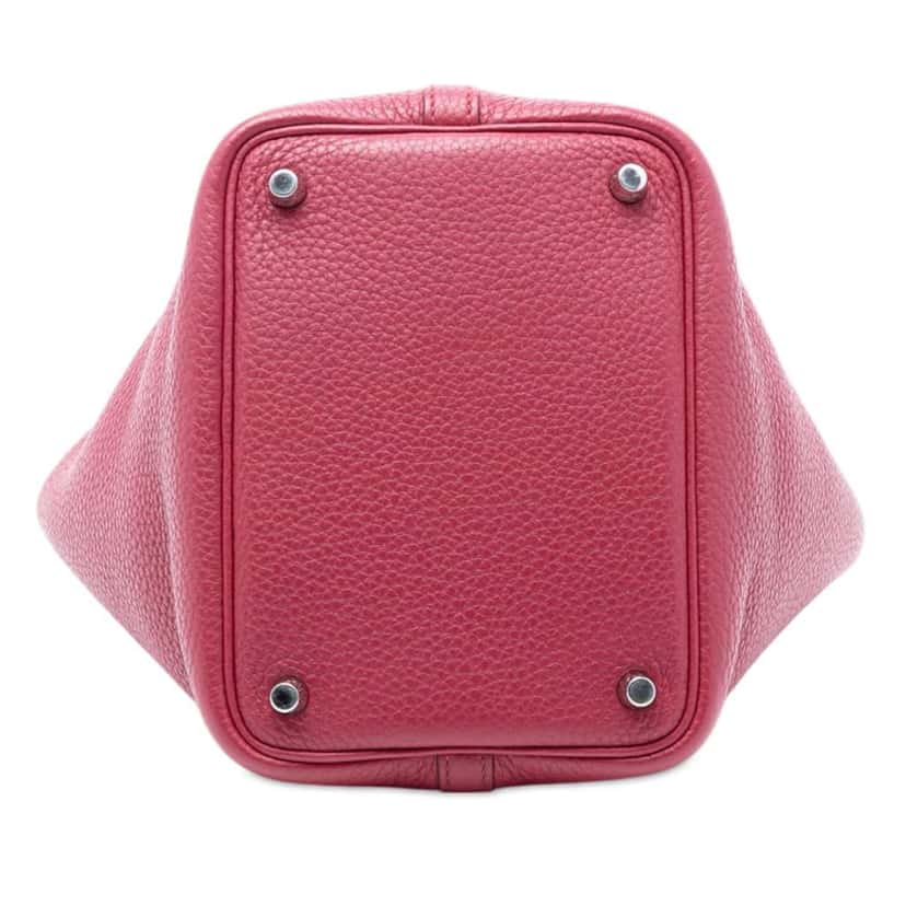 Hermès Clemence Picotin Lock 18 Red Leather Good condition - Inside View