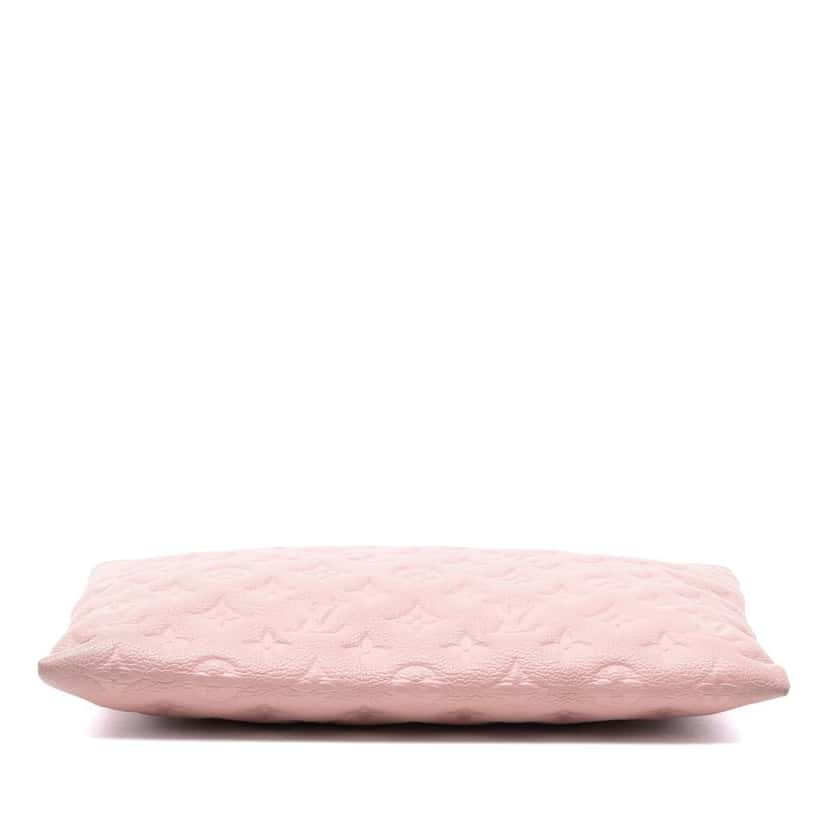 Louis Vuitton Monogram Empreinte Daily Pouch Pink Leather Good condition - Inside View