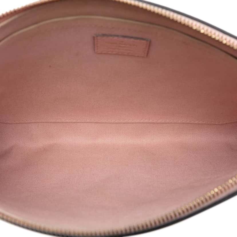 Louis Vuitton Monogram Empreinte Daily Pouch Pink Leather Good condition - Model View