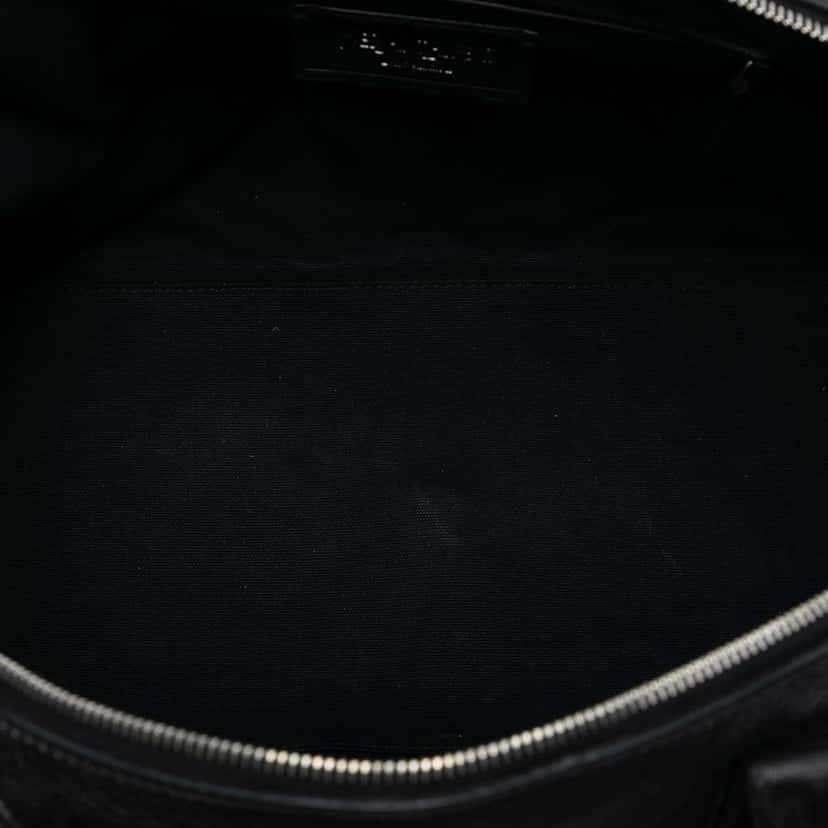 Saint Laurent Leather Studded Easy Y Tote Black Leather Good condition - Model View