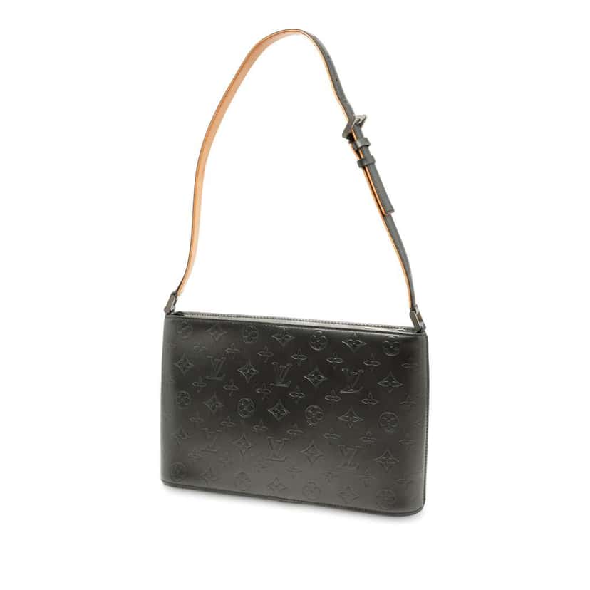 Louis Vuitton Monogram Mat Alston Grey Leather Good condition - Back View