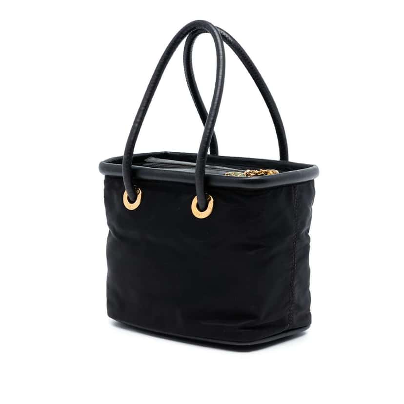 Celine Nylon Handbag Black Good condition - Back View