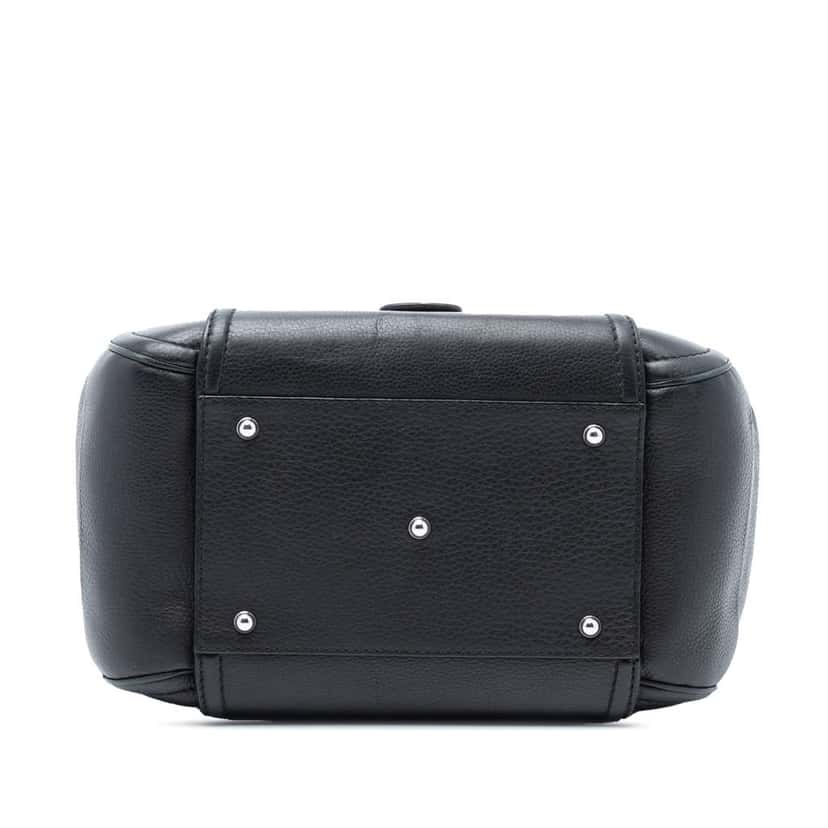 Gucci Leather Techno Horsebit Top Handle Bag Black Leather Good condition - Inside View