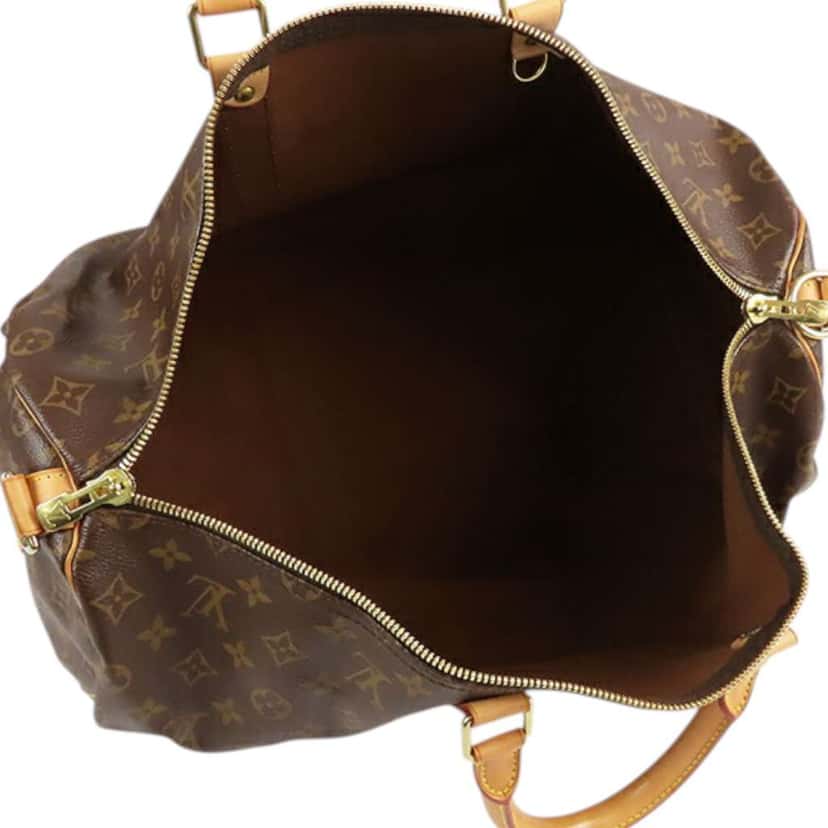 Louis Vuitton Monogram Keepall Bandouliere 50 Brown Good condition - Model View