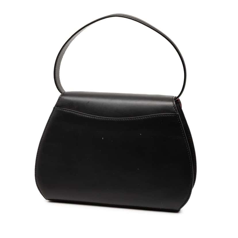 Cartier Leather Panthere Handbag Black Leather Good condition - Back View