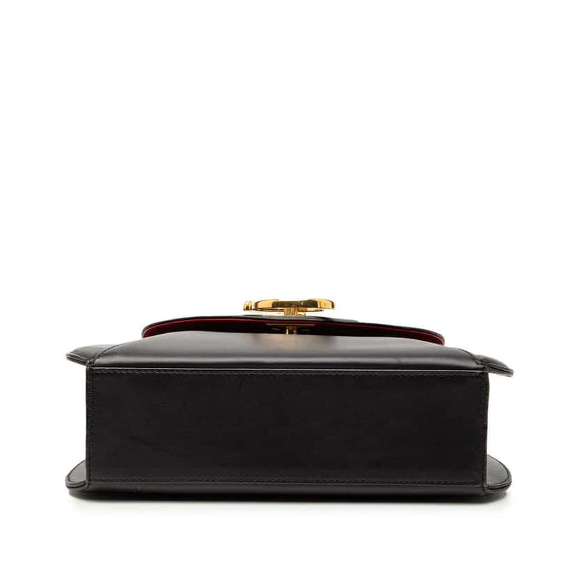 Cartier Leather Panthere Handbag Black Leather Good condition - Inside View
