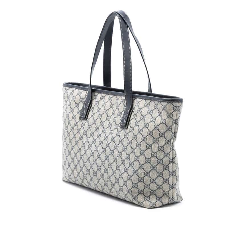 Gucci GG Supreme Tote Brown Canvas Good condition - Back View