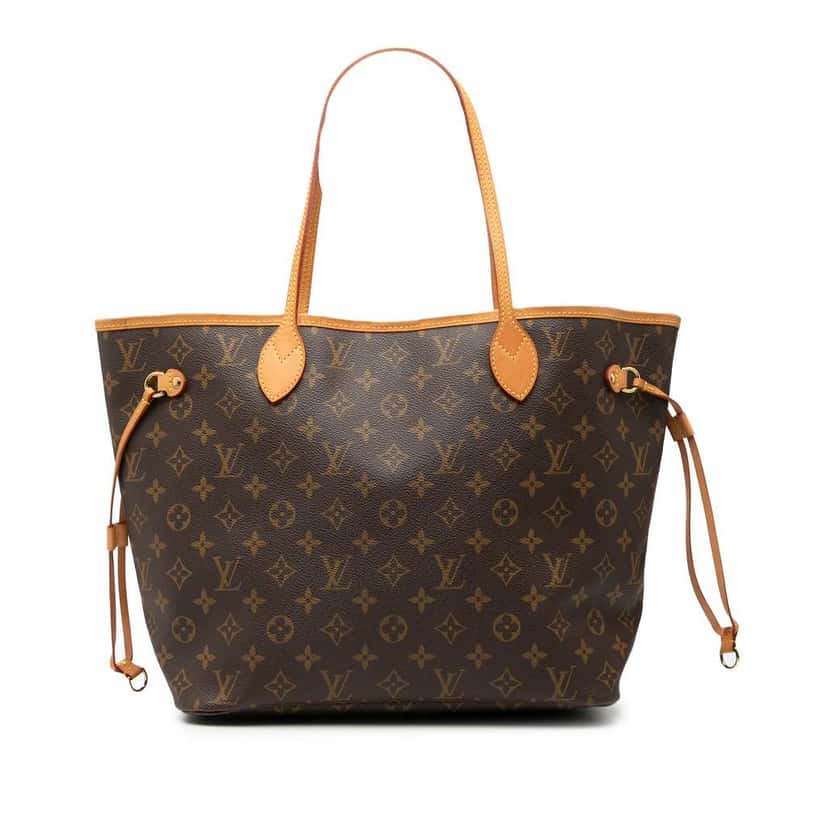 Louis Vuitton Monogram Neverfull MM Brown Very good condition - Front View