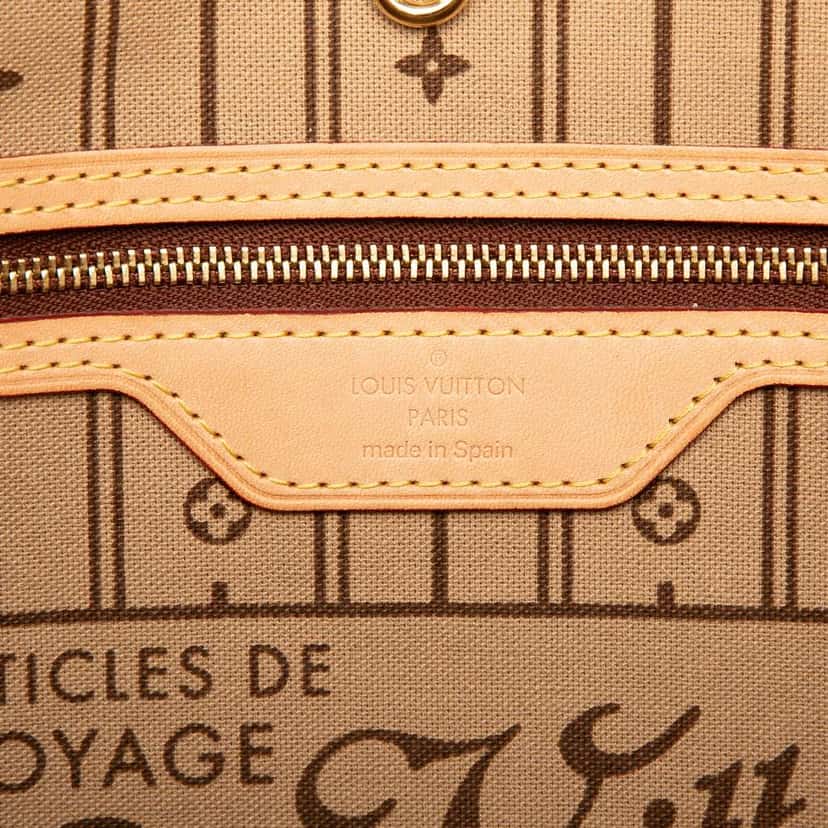 Louis Vuitton Monogram Neverfull MM Brown Very good condition - Box View