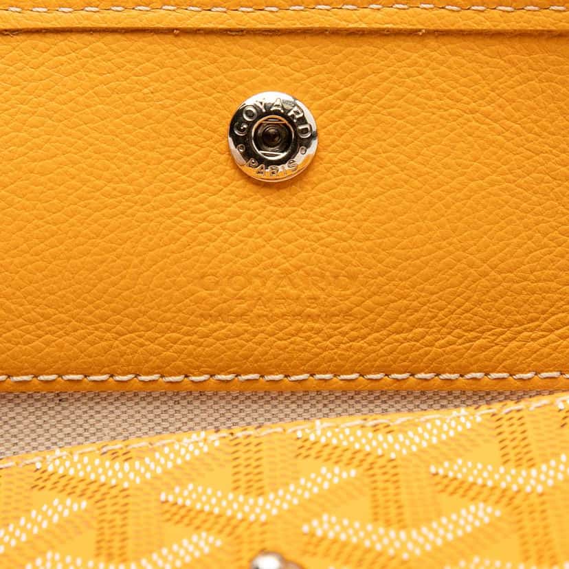 Goyard Goyardine Artois PM Yellow Canvas Very good condition - Box View