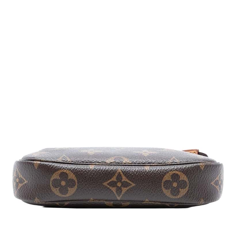 Louis Vuitton Monogram Mini Pochette Accessoires Brown Very good condition - Inside View