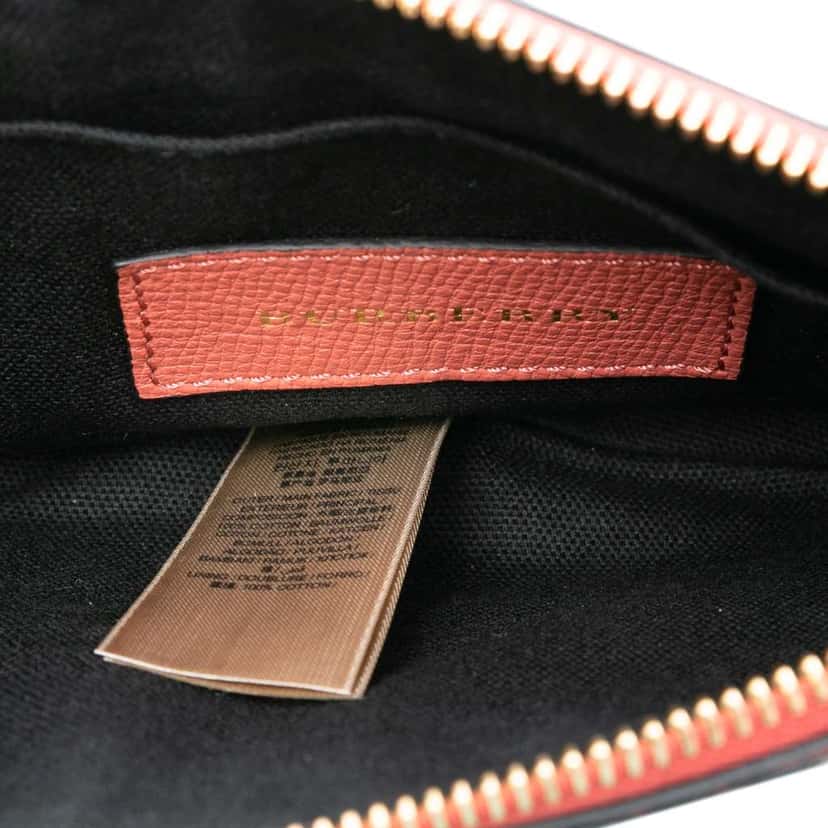 Burberry The Beast House Check Canvas and Leather Cocoa Owl Shoulder Bag Brown Canvas Good condition - Model View