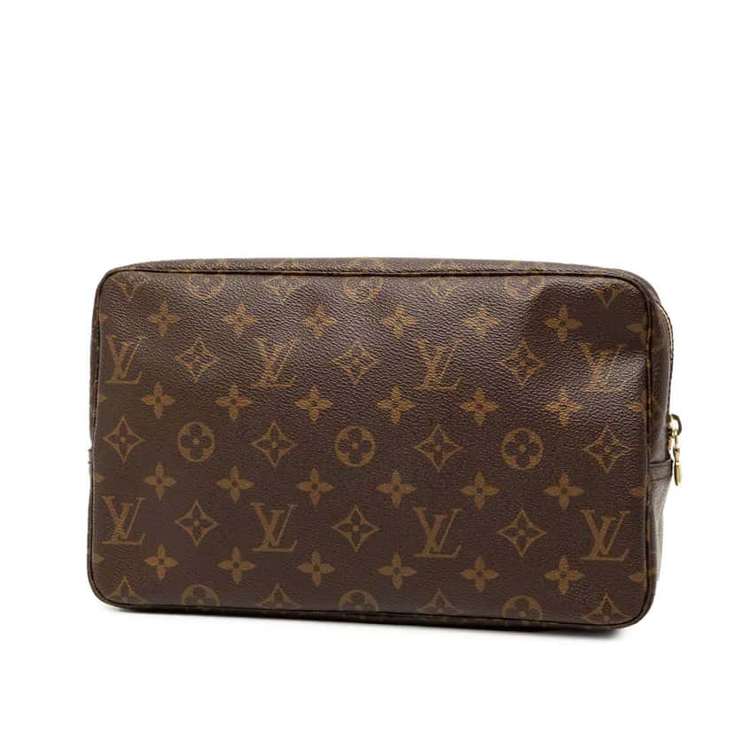 Louis Vuitton Monogram Trousse Toilette 28 Brown Very good condition - Back View