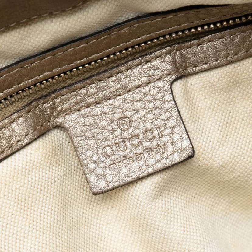 Gucci GG Canvas Bella Satchel Brown Canvas Good condition - Box View