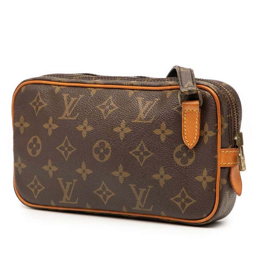 Louis Vuitton Monogram Pochette Marly Bandouliere Brown Good condition - Back View