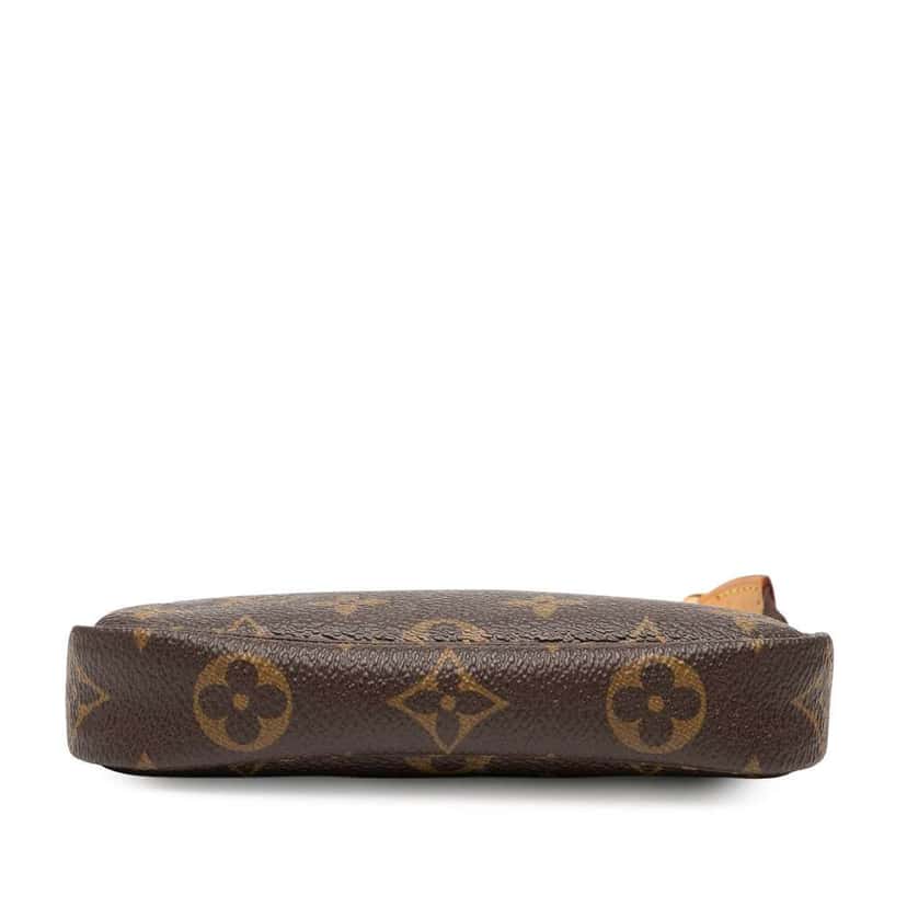 Louis Vuitton Monogram Mini Pochette Accessoires Brown Very good condition - Inside View