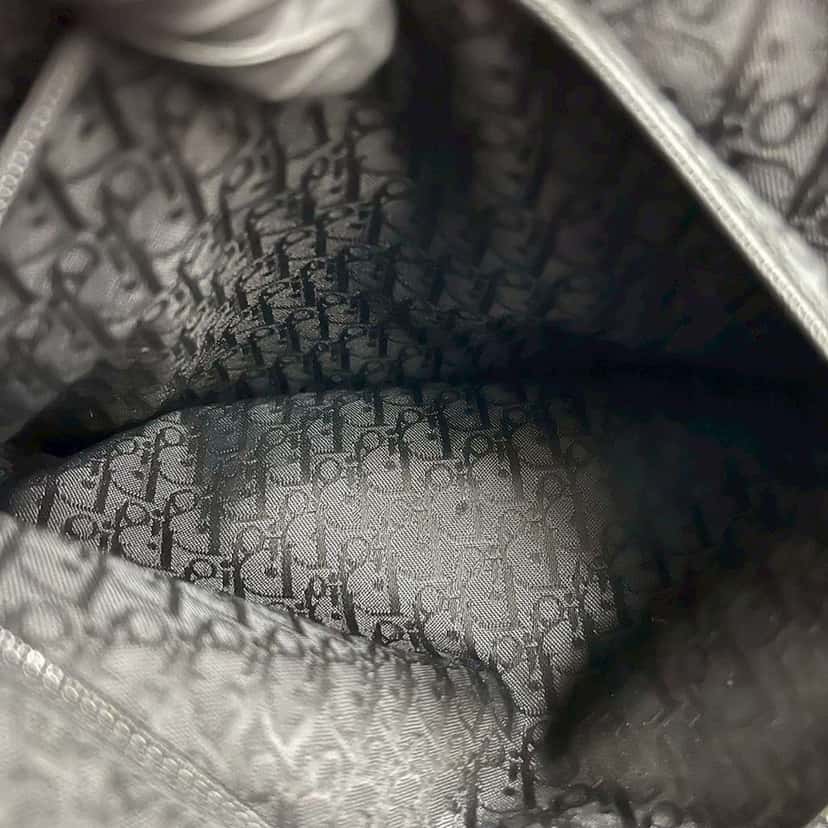 Dior Lambskin Cannage Soft Shopper Rasta Tote Black Leather Good condition - Model View